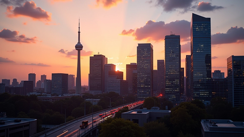 Montreal skyline representing the city's creative industry hub